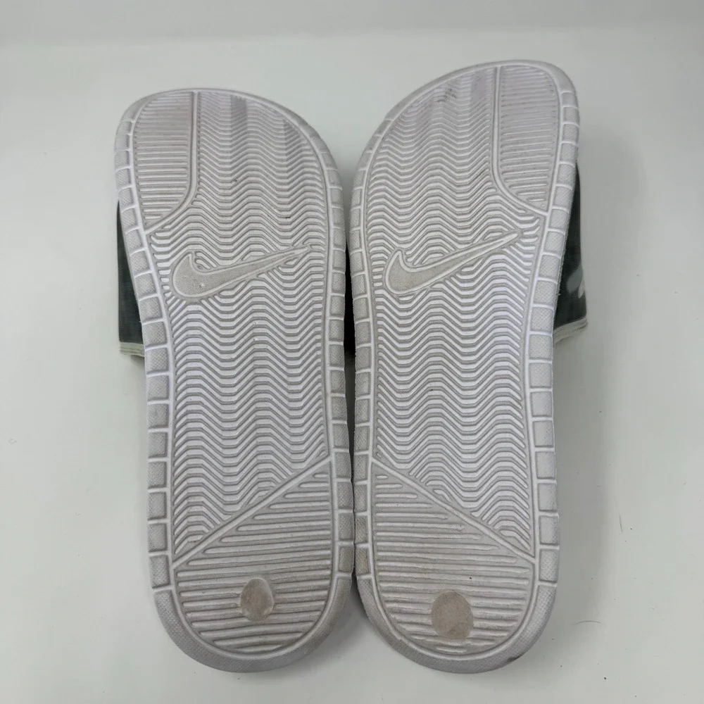 Nike Benassi LX Slip On Sandal Slides White BQ5173 100 Women's 12 Men's 10.5